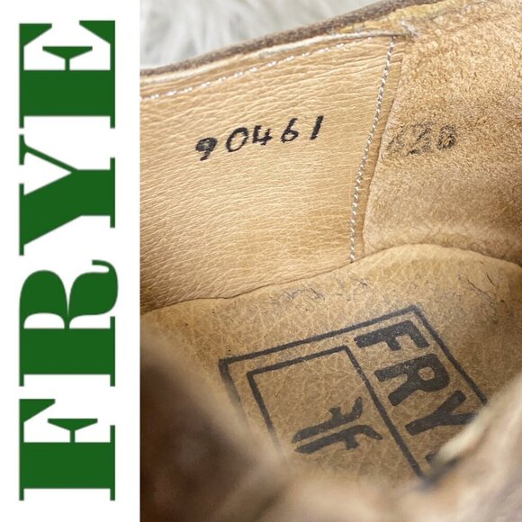 FRYE Billy Urban Cowboy Shootie Leather Slip On Charcoal Brown Gray, Size 6.5 - Picture 12 of 15